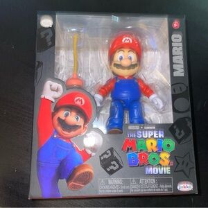 The Super Mario Bros Movie 5" Mario Figure Jakks Nintendo NEW